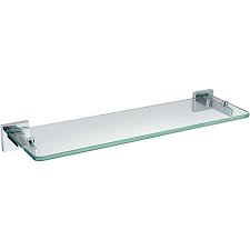 Bristan Square Glass Bathroom Shelf