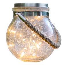 Wholesale Led Solar Christmas Lights Crack Pattern Ball Glass Jar Lamp Outdoor Garden Decoration Tree Stars Copper Wire Lights Single Pack Solar Crack Ball Light From China