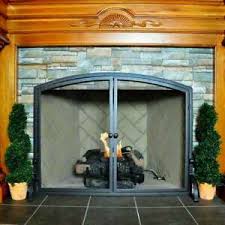 uniflame fireplace screens doors for