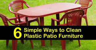 Clean Plastic Patio Furniture