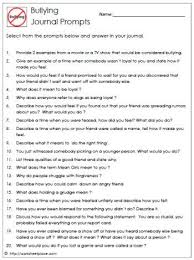 Writing Prompts for the Topic of Bullying by Jason s Online Classroom Pinterest Writing Prompt     