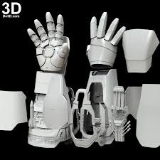 In this tutorial we will explain how to create stunning iron man fan art in photoshop using digital excellent template and great directions on how to make the iron man hand. 3d Printable Iron Man Mark Xlii Model Mk 42 Gauntlet Hand Glove Forearm With Missile Rocket Shooter Print File Format Stl Do3d Portfolio