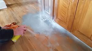 how to get spray paint off wood floor