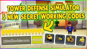 Tower defense simulator codes (expired). 5 New Secret Codes Tower Defense Simulator Codes Roblox Youtube