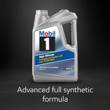 Mobil 1 High Mileage Full Synthetic Motor Oil 10 W 40 5 Qt