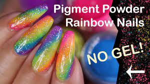 no gel neon pigment powder rainbow