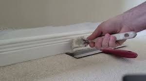 tip for painting baseboards on carpet
