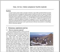 Grant Applications Are Hard Work Includes Latex Template Volcan01010