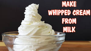 Whole milk typically contains no more than 3.25% milk fat, but whipping cream is much fattier, with at least 30% fat. How To Make Whipped Cream From Milk L Make Whipped Cream At Home L Cooking With Benazir Youtube