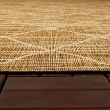 hton bay brown 8 x 10 trellis indoor outdoor area rug