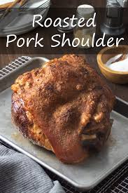 Slow cook pork until the internal temperature reaches 200ºf. Roasted Pork Shoulder Cook The Story