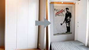 turn ikea cabinets into a murphy bed