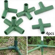 plastic structure connectors metal pole