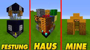 ► minecraft mini alle folgen!: 3 Kleine Hauser In Minecraft Youtube