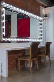 beauty fashion with mirror lights