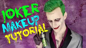 squad joker makeup tutorial by