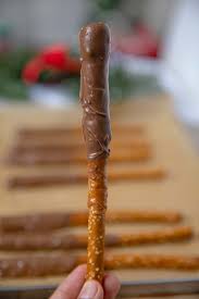 chocolate caramel pretzel rods recipe