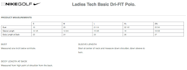 Ladies Nike Golf Tech Basic Dri Fit Polo