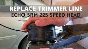 HOW TO replace Trimmer Line on Echo SRM 225 Weed Whacker || Speed Feed head  - YouTube