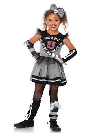 scare u cheerleader child costume