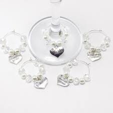 Wine Charms For Wedding Bride And Groom