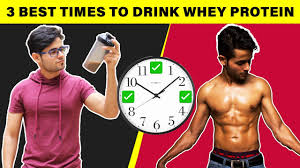 when to take whey protein for best