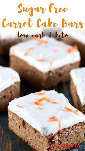 low carb keto sugar free carrot cake