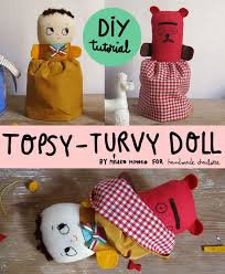 diy topsy turvy rag doll tutorial