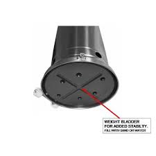 Black Propane Patio Heater Hlds01 Ssblt