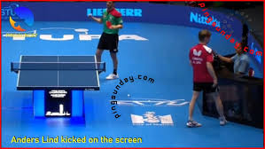 disqualification in table tennis due to