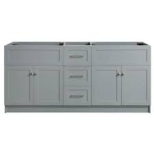 A bathroom vanity cabinet is a piece of furniture that sits pride of place in your bathroom. Ariel Hamlet 72 In Grey Bathroom Vanity Cabinet In The Bathroom Vanities Without Tops Department At Lowes Com