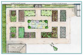 raised bed vegetable garden layout