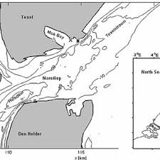 Depth Chart Of The Mok Bay Containing Depth Contours