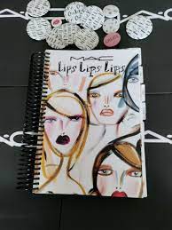 mac cosmetic makeup book journal
