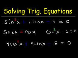 Solving Trigonometric Equations By