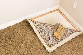 install carpet padding on a concrete floor