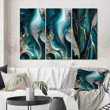 Abstract Marble Canvas Wall Art