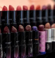 mac cosmetics lipstick on the stand