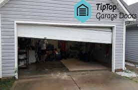 how to fix garage door off track tip