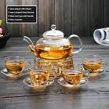 infuser gift set glass teapot