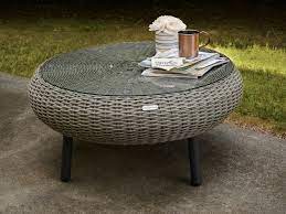 Large Outdoor Round Wicker Table