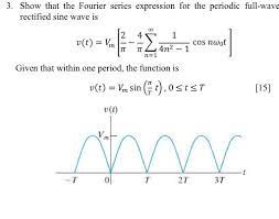 Solved 3 Show That The Fourier Series