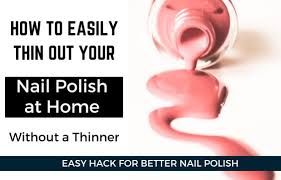 3 diy ways to thin nail polish without