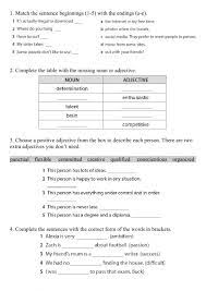 Klasa 7 Unit 4 Vocabulary Test worksheet