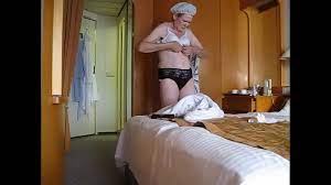 Granny undressing on bed - XNXX.COM