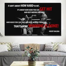 C $113.02 to c $238.61. 2021 Rocky Balboa Quote Canvas Painting Living Room Home Decor Modern Wall Art Painting Poster Picture For Living Room Accessories From Iwallart 6 6 Dhgate Com