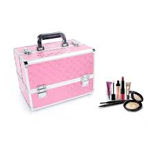 portable aluminum cosmetic makeup case