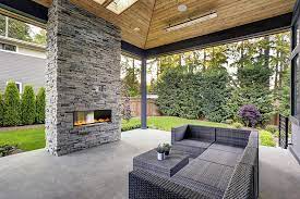 Add An Outdoor Fireplace To Your