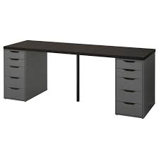 Ikea Linnmon Table Top With Two Alex