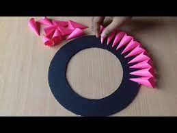 Paper Flower Wall Hanging Paper Craft